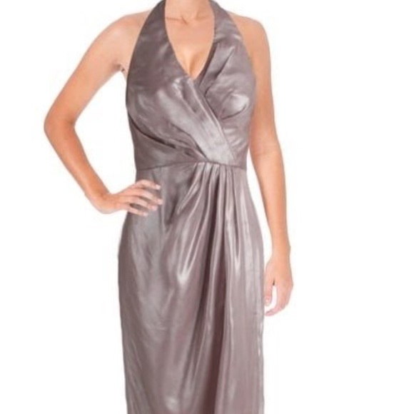 Vera wang women’s cocktail dress in a metallic - Picture 4 of 4